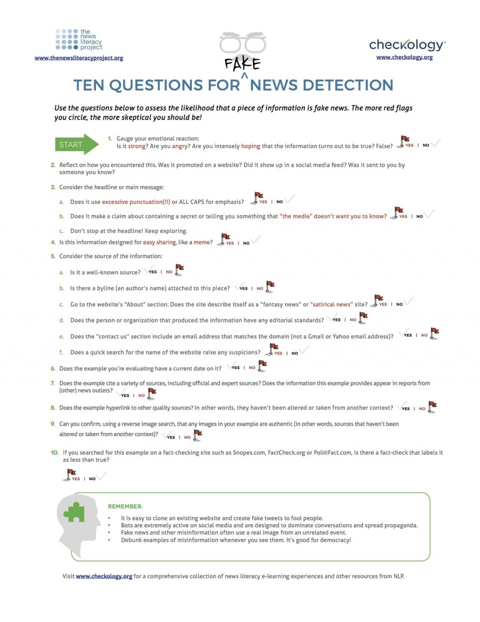 Ten Questions For Fake News Detection Wrtg 213 Spring 2019